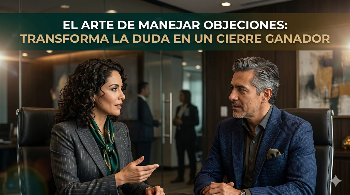 El Arte de Manejar Objeciones: Transforma la Duda en un Cierre Ganador