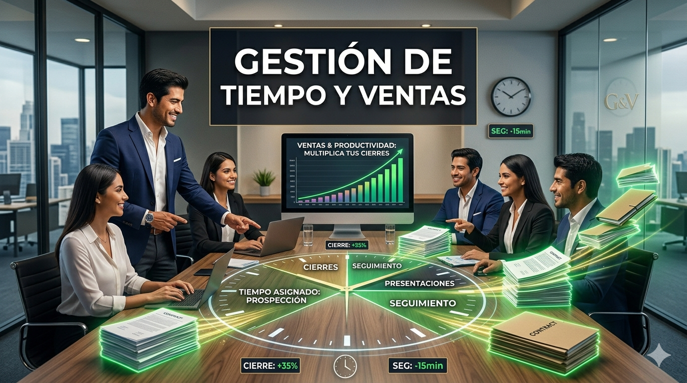 Ventas y Productividad: Cómo Gestionar tu Tiempo para Multiplicar tus Cierres - Helios Herrera